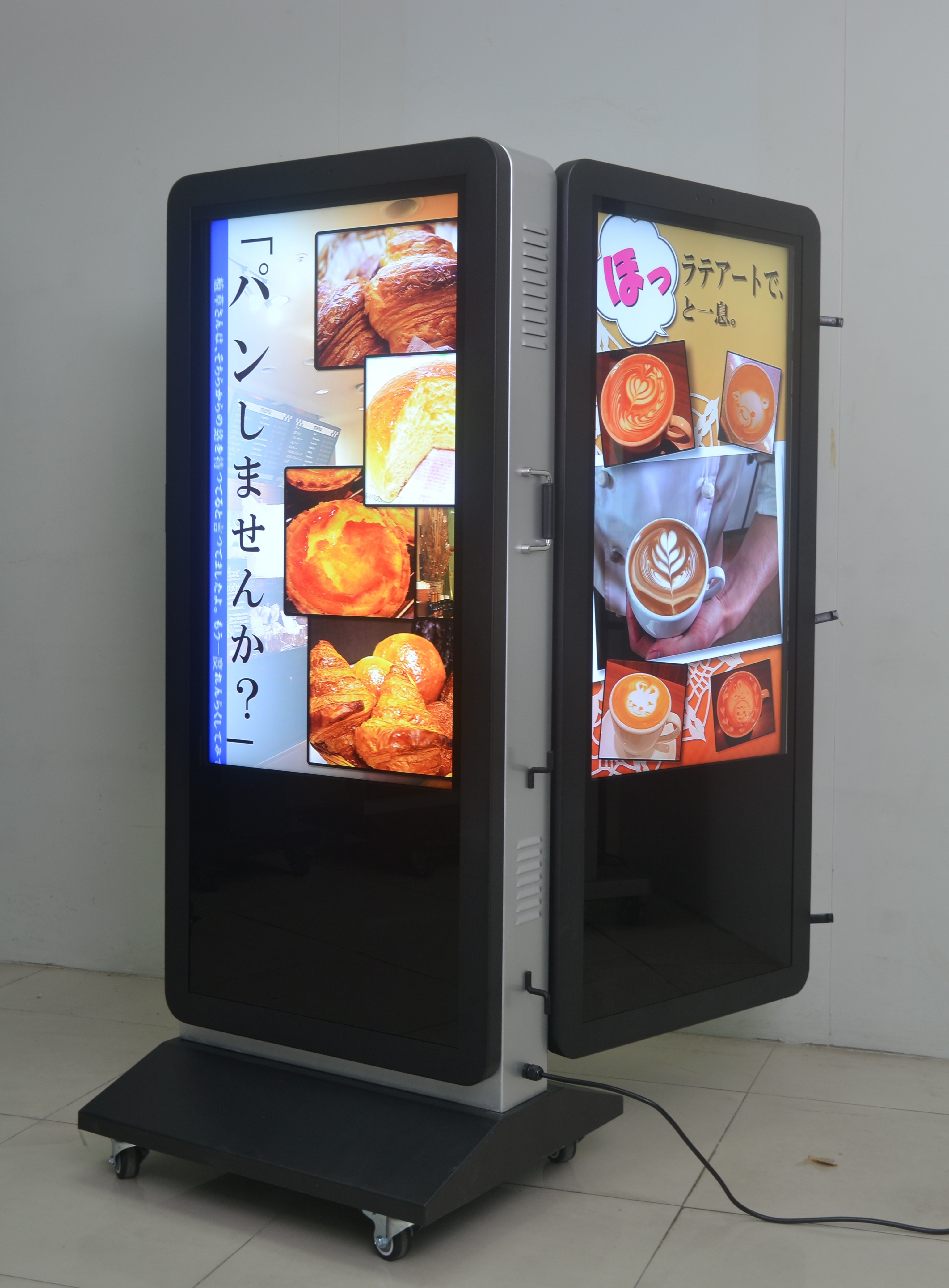 IP65 Outdoor 49 inch 2500nits Double Sided LCD Totem